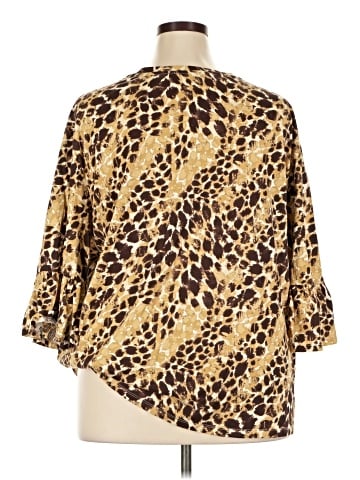 Roaman's 3/4 Sleeve Blouse (view 2)