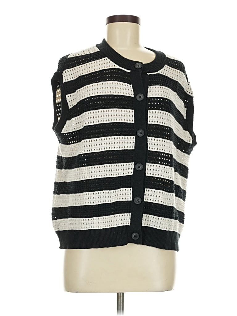 Pre-owned Universal Thread Sweater Vest In Black