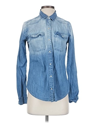 Abercrombie & Fitch Long Sleeve Button-Down Shirt (view 1)