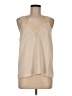 Mittoshop 100% Polyester Ivory Sleeveless Blouse Size M - photo 1