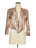 Kardashian Kollection 100% Polyester Metallic Gold Blazer Size M - photo 1