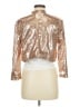 Kardashian Kollection 100% Polyester Metallic Gold Blazer Size M - photo 2