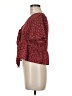 Shein 100% Polyester Burgundy Short Sleeve Blouse Size M - photo 5