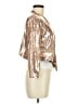 Kardashian Kollection 100% Polyester Metallic Gold Blazer Size M - photo 4