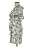 Cinq à Sept 100% Polyester Tropical Gray Cocktail Dress Size 0 - photo 5
