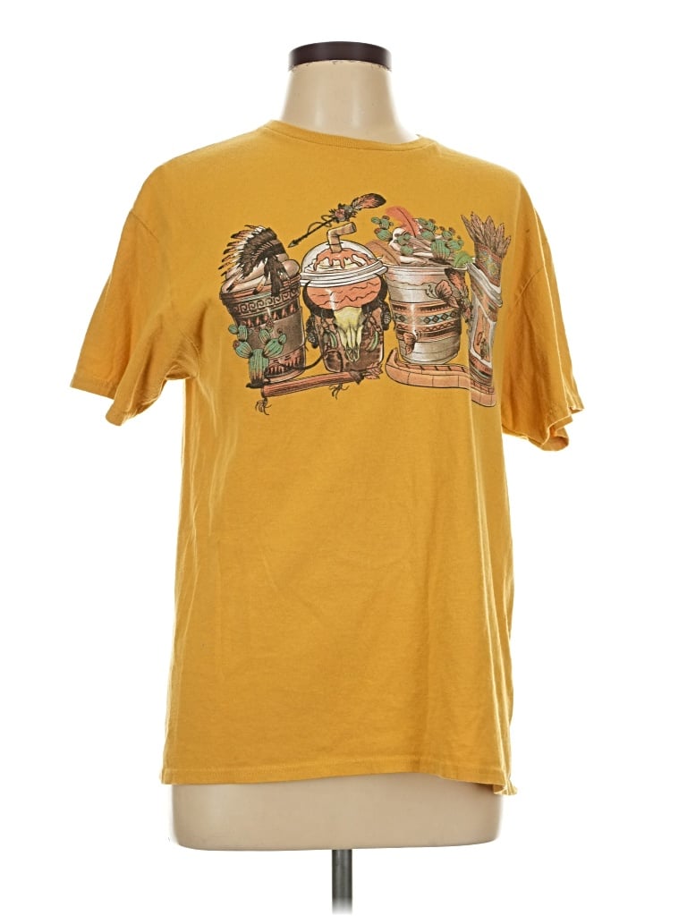 Pre-owned Delta Pro Weight Short Sleeve T-shirt In Gold