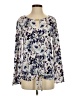 Ellen Tracy Blue Long Sleeve Blouse Size S - photo 1