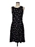 Apt. 9 Floral Black Casual Dress Size M - photo 1