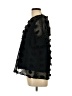 Entro 100% Polyester Black Short Sleeve Blouse Size L - photo 5