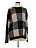 Lucky Brand Checkered-gingham Black Pullover Sweater Size L - photo 1