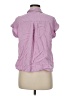 Rose + Olive 100% Rayon Purple Short Sleeve Blouse Size M - photo 2