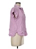 Rose + Olive 100% Rayon Purple Short Sleeve Blouse Size M - photo 4