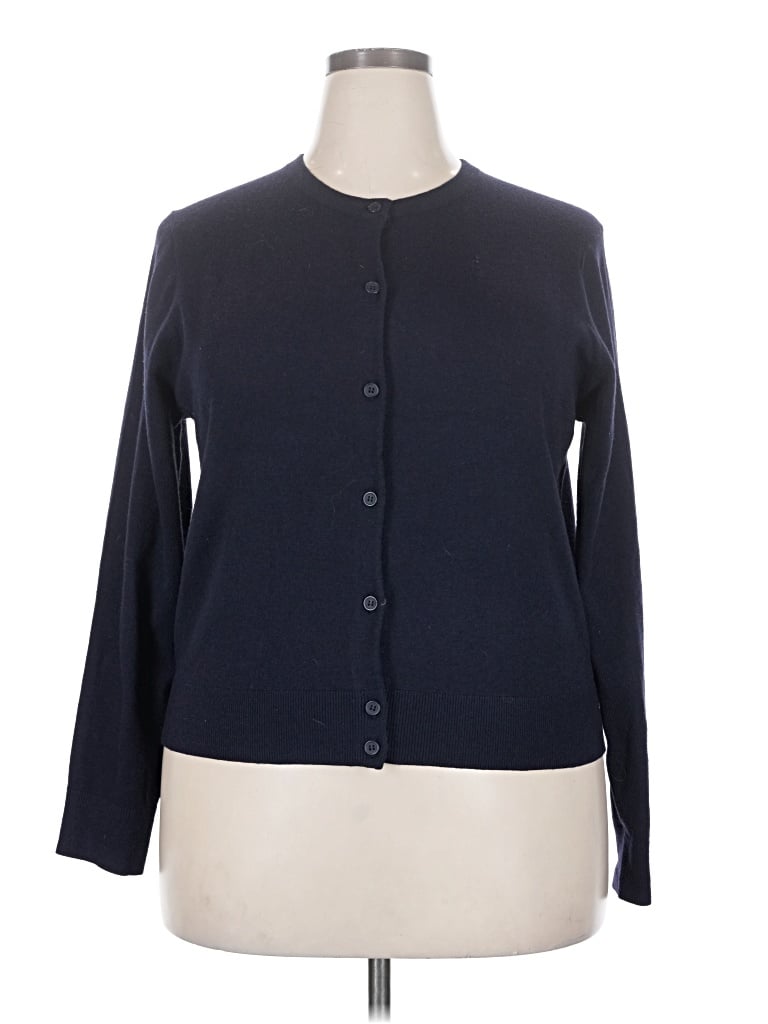 Pre-owned Nordstrom Rack Cardigan Sweater In Blue