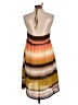 H&M 100% Polyester Tie-dye Brown Casual Dress Size 12 - photo 2