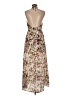 Guess 100% Polyester Floral Tan Casual Dress Size M - photo 2