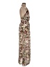 Guess 100% Polyester Floral Tan Casual Dress Size M - photo 4