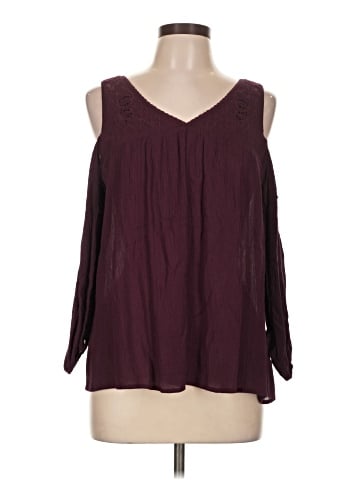 LA Hearts 3/4 Sleeve Blouse (view 1)