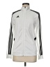 Adidas 100% Polyester White Track Jacket Size M - photo 1