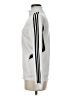 Adidas 100% Polyester White Track Jacket Size M - photo 5