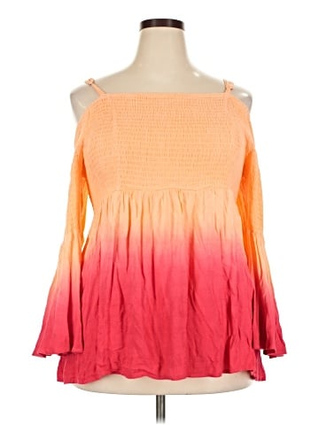 Torrid 3/4 Sleeve Blouse (view 1)