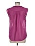 Gap Outlet 100% Polyester Pink Purple Sleeveless Blouse Size M - photo 2