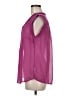Gap Outlet 100% Polyester Pink Purple Sleeveless Blouse Size M - photo 5