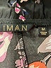 IMAN Floral Black Casual Pants Size M - photo 4