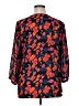 Marshalls 100% Polyester Black 3/4 Sleeve Blouse Size 1X (estimated) - photo 2
