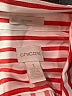 Chico's 100% Cotton Stripes Red 3/4 Sleeve Blouse Size Med (1) - photo 7