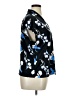 Nine West Floral Black Short Sleeve Blouse Size 0X - photo 4