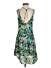 Xhilaration 100% Polyester Tropical Green Cocktail Dress Size S - photo 2