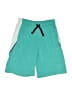 Runway Color Block Teal Athletic Shorts Size 8 - photo 1