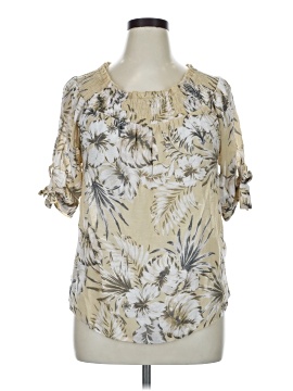 Unique Spectrum Short Sleeve Blouse