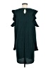 Mossimo 100% Polyester Solid Teal Casual Dress Size M - photo 2