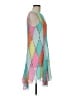 CeCe Graphic Teal Cocktail Dress Size 8 - photo 4