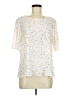 Calvin Klein Stars Ivory Short Sleeve Blouse Size M - photo 1