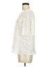 Calvin Klein Stars Ivory Short Sleeve Blouse Size M - photo 5