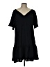 Assorted Brands Solid Black Casual Dress Size L - photo 1