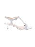 Nine West White Sandals Size 8 1/2 - photo 1