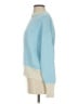 Minnow Color Block Blue Pullover Sweater Size XS - photo 6