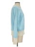 Minnow Color Block Blue Pullover Sweater Size XS - photo 5