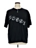SOFFE Black Short Sleeve Top Size XL - photo 1