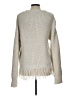Aqua 100% Acrylic Ivory Pullover Sweater Size L - photo 2