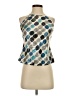 Ann Taylor Blue Sleeveless Blouse Size 0 Petite - photo 1