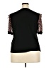 CeCe Black Short Sleeve Top Size XXL - photo 2