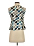 Ann Taylor Blue Sleeveless Blouse Size 0 Petite - photo 2