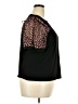 CeCe Black Short Sleeve Top Size XXL - photo 4