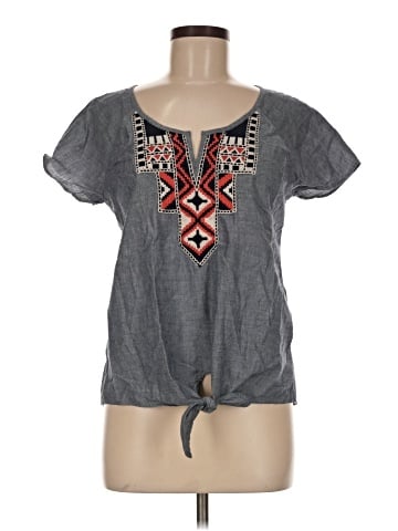 Lucky Brand Short Sleeve Blouse (view 1)