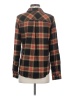 Maurices Plaid Brown Long Sleeve Button-Down Shirt Size S - photo 2