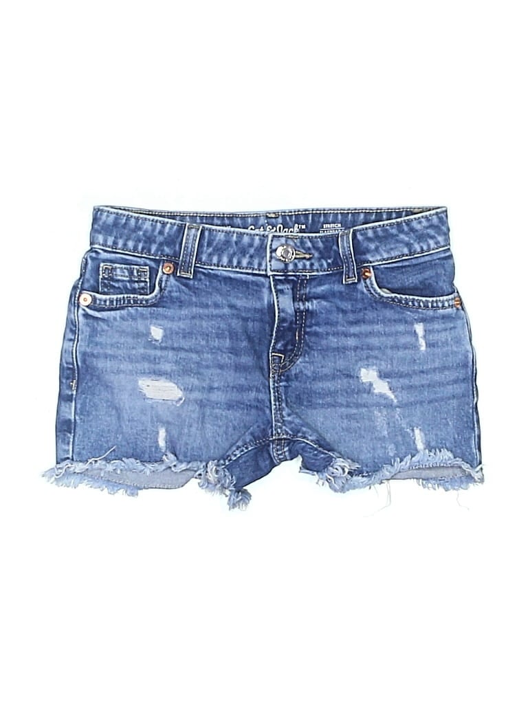 Pre-owned Cat & Jack Kids' Denim Shorts In Blue
